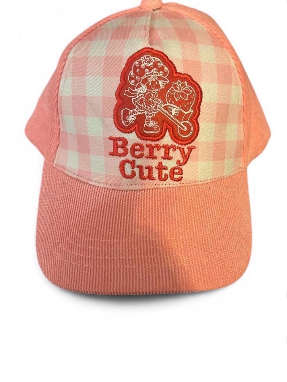 Strawberry Shortcake Berry Cute Pink Kids Cap - Strawberry Design